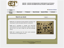 Tablet Screenshot of ecr-srl.eu